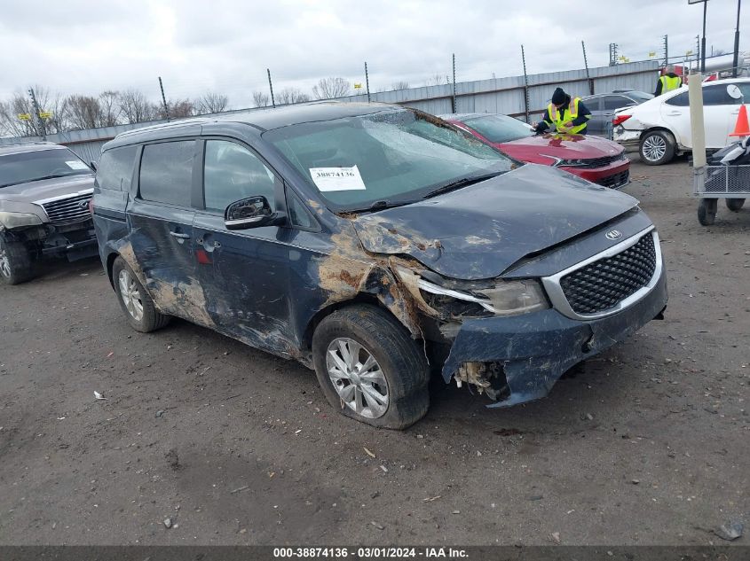 2016 KIA SEDONA LX