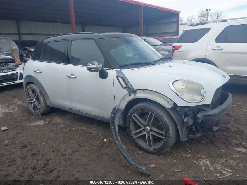 2011 MINI COOPER S COUNTRYMAN