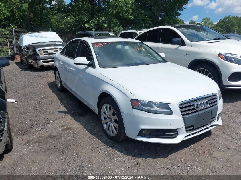 2012 AUDI A4 2.0T PREMIUM