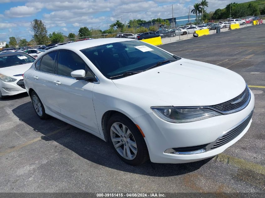 2015 CHRYSLER 200 LIMITED