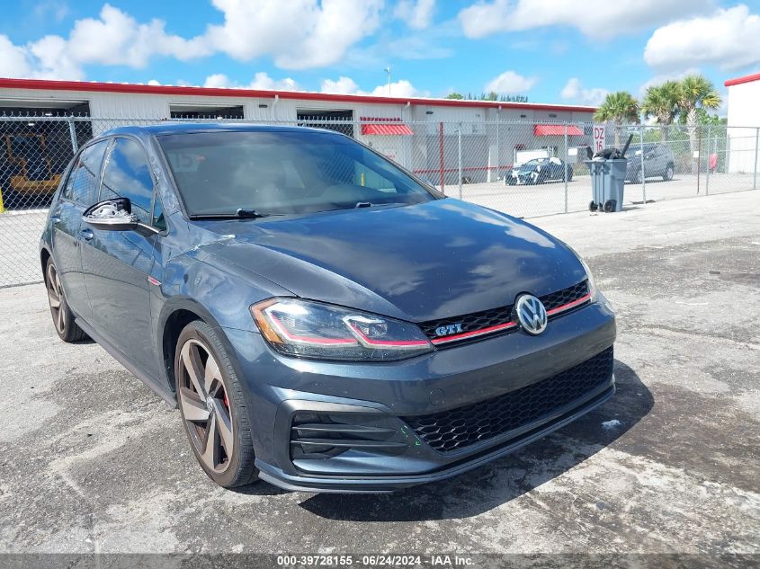 2018 VOLKSWAGEN GOLF GTI 2.0T AUTOBAHN/2.0T S/2.0T SE