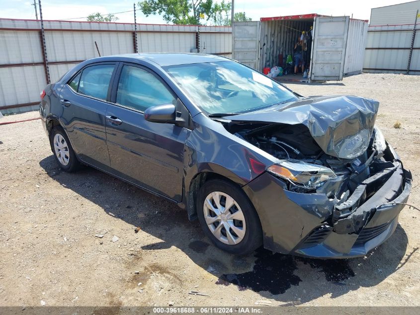 2016 TOYOTA COROLLA L