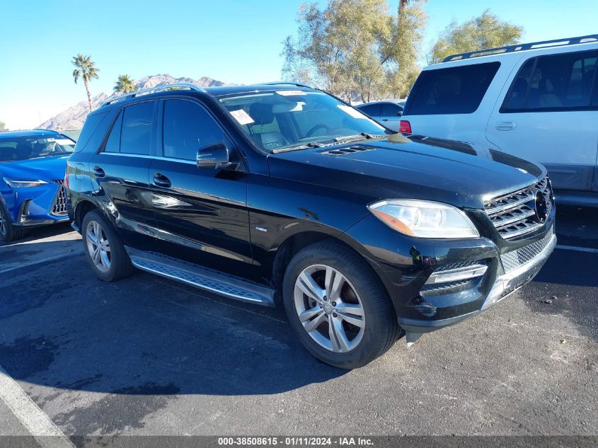 2012 MERCEDES-BENZ ML 350 4MATIC