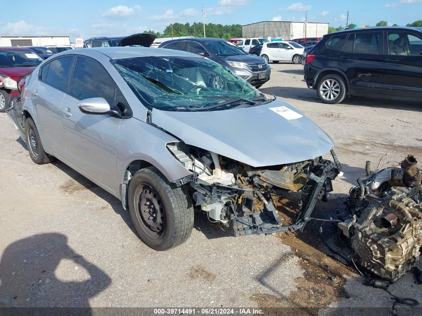 2016 KIA FORTE LX