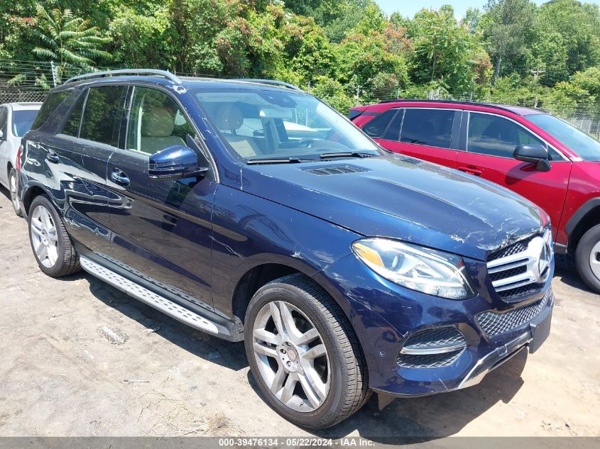 2017 MERCEDES-BENZ GLE 350 4MATIC