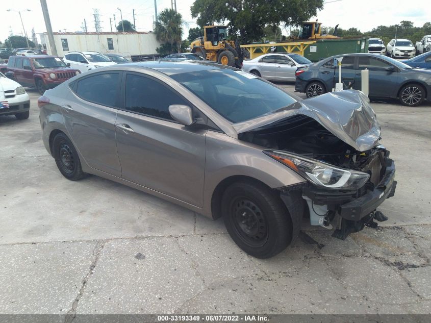 2016 HYUNDAI ELANTRA SE