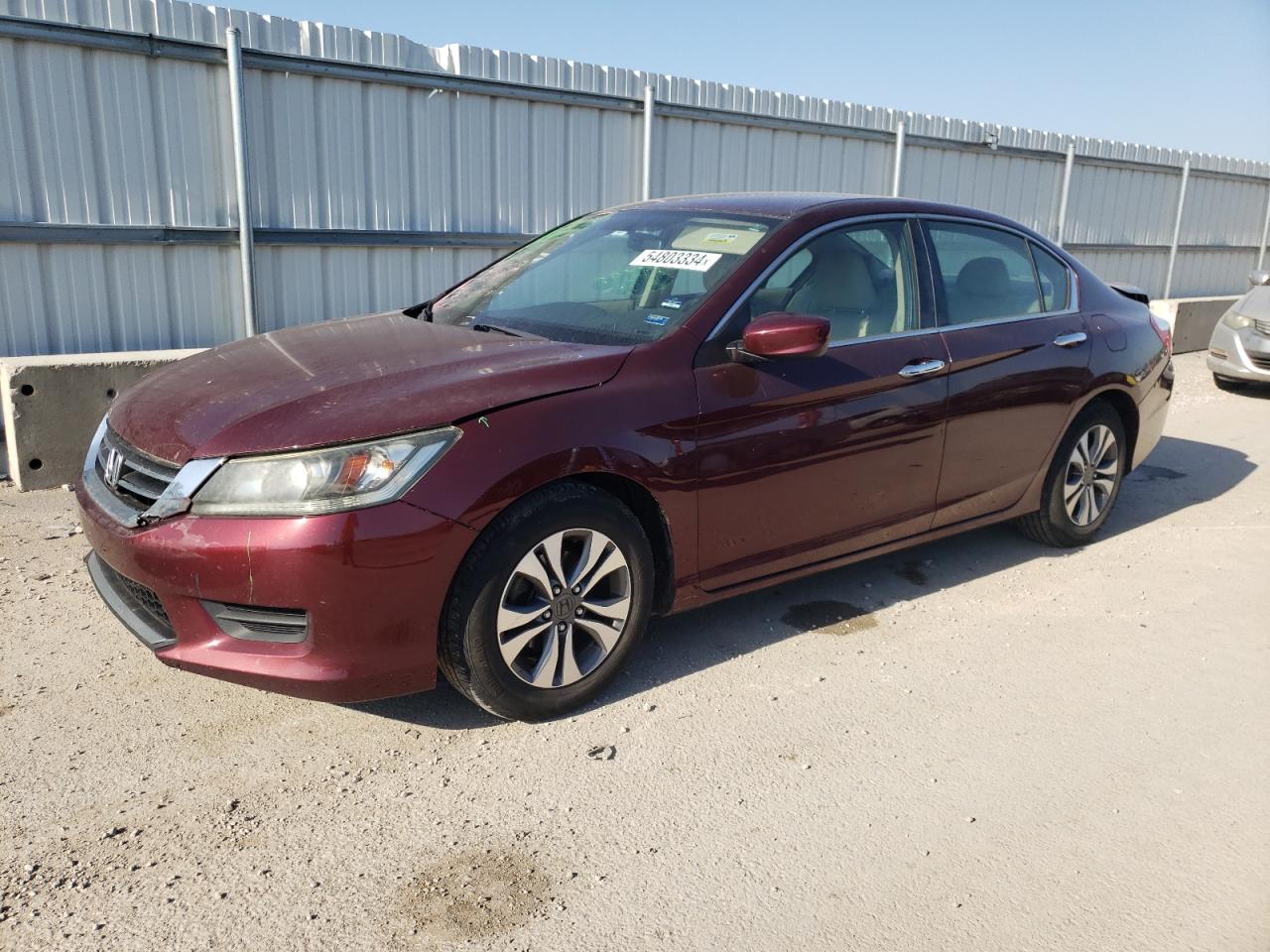 2013 HONDA ACCORD LX