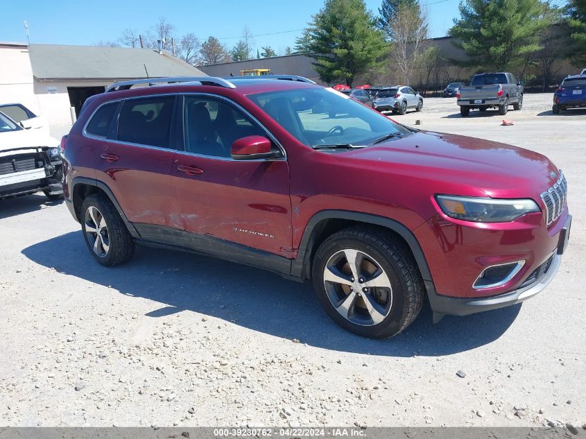 2019 JEEP CHEROKEE LIMITED 4X4