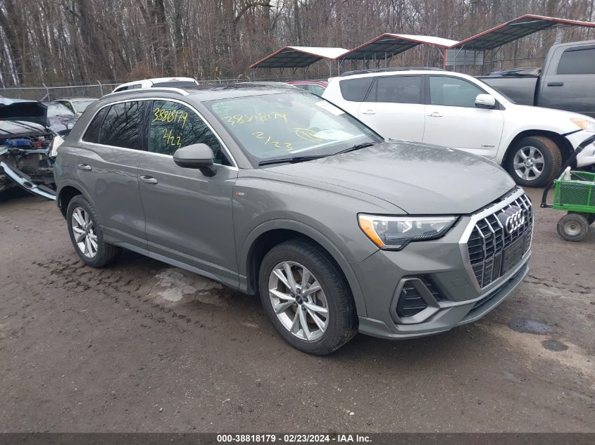 2021 AUDI Q3 PREMIUM 45 TFSI S LINE QUATTRO TIPTRONIC