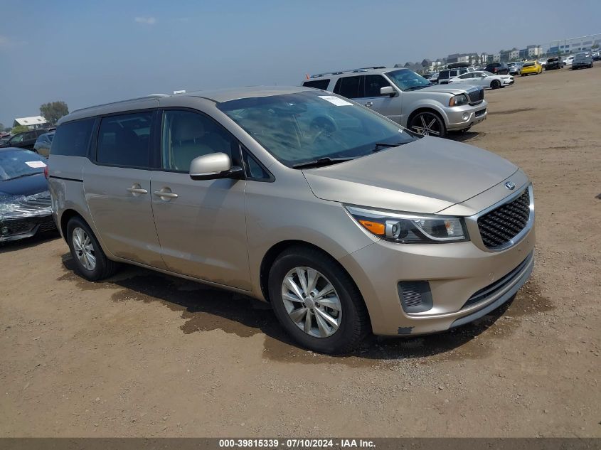 2016 KIA SEDONA LX