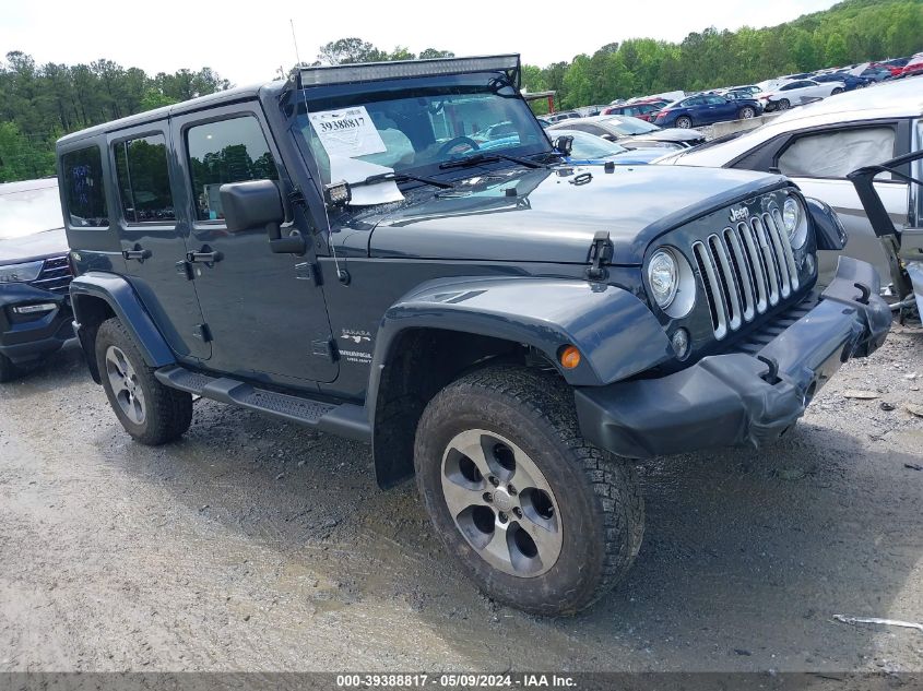 2017 JEEP WRANGLER UNLIMITED SAHARA 4X4