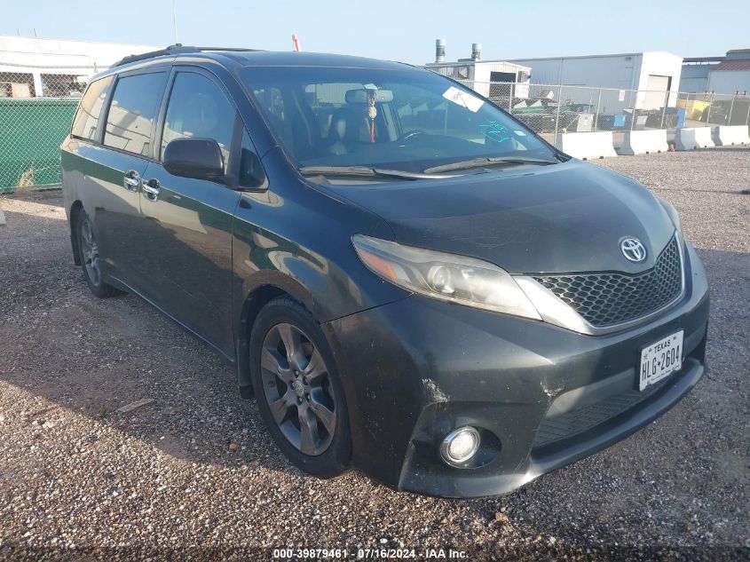 2016 TOYOTA SIENNA SE 8 PASSENGER