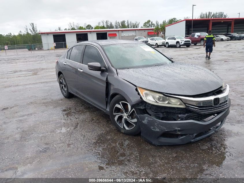 2016 HONDA ACCORD LX