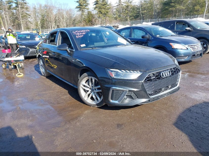 2020 AUDI A4 PREMIUM PLUS 45 TFSI QUATTRO S TRONIC