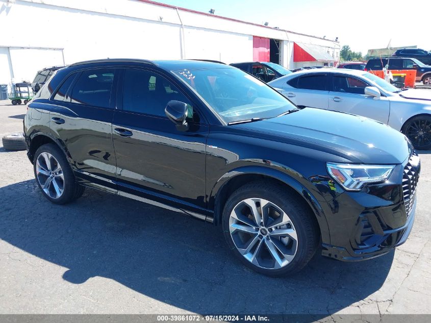 2022 AUDI Q3 PREMIUM PLUS 45 TFSI S LINE QUATTRO TIPTRONIC