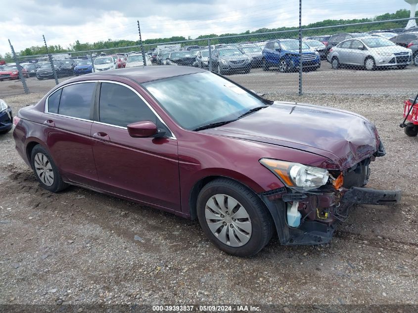 2012 HONDA ACCORD 2.4 LX