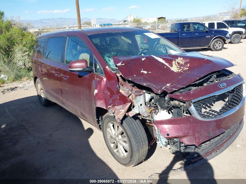 2017 KIA SEDONA LX