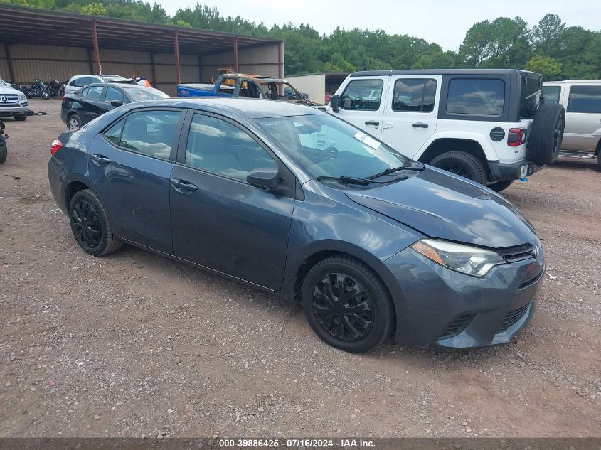 2016 TOYOTA COROLLA LE