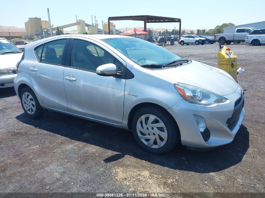 2015 TOYOTA PRIUS C ONE