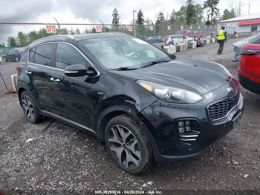 2017 KIA SPORTAGE SX TURBO