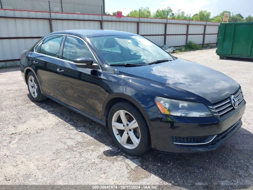 2013 VOLKSWAGEN PASSAT 2.5L SE