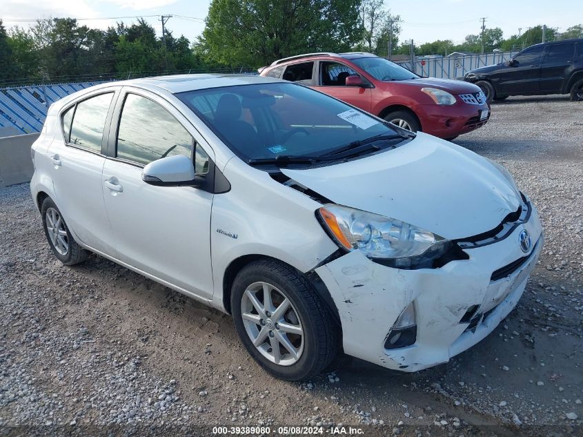 2012 TOYOTA PRIUS C FOUR