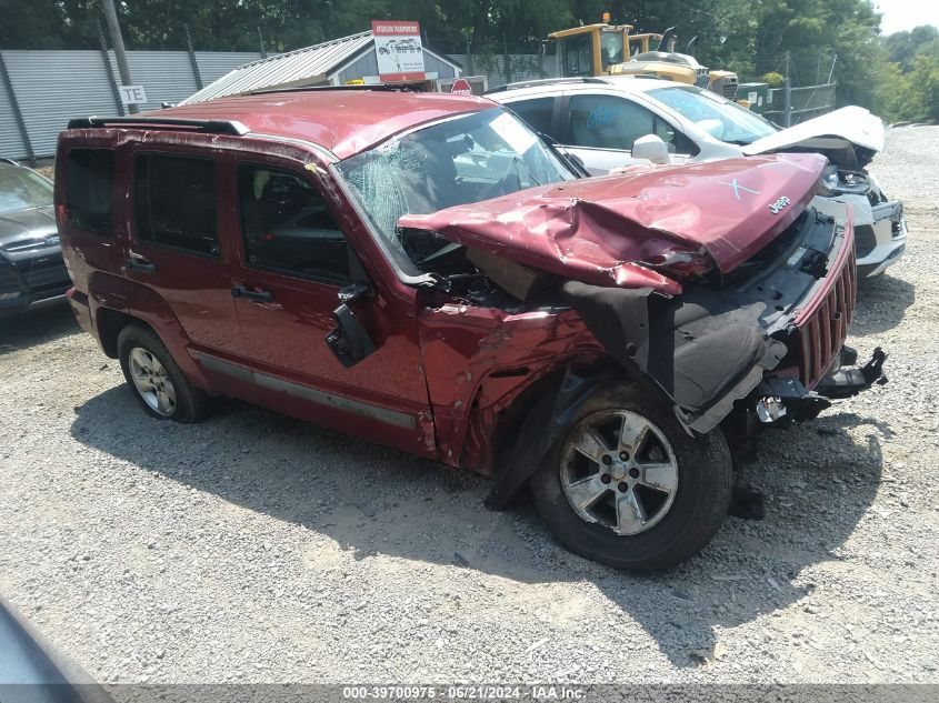 2012 JEEP LIBERTY SPORT