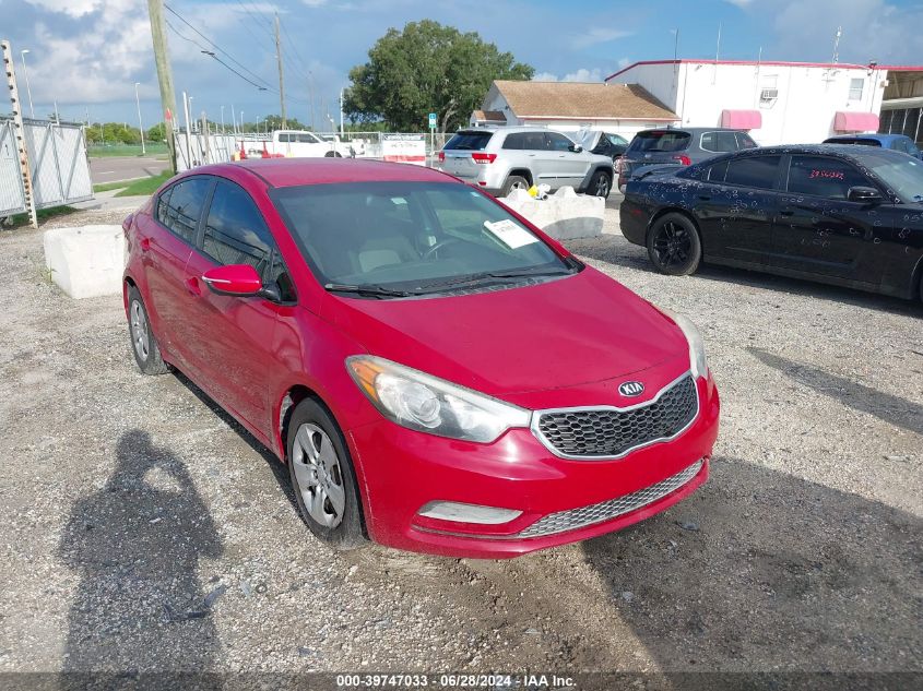 2015 KIA FORTE LX