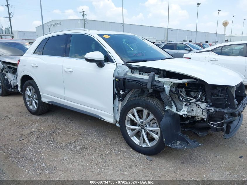 2023 AUDI Q3 PREMIUM 45 TFSI S LINE QUATTRO TIPTRONIC