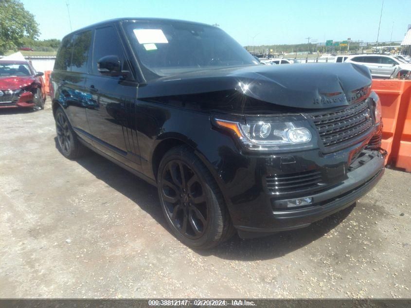 2016 LAND ROVER RANGE ROVER 5.0L V8 SUPERCHARGED