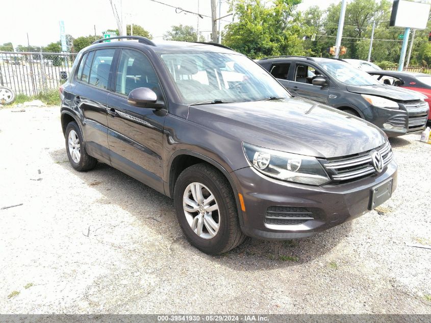 2016 VOLKSWAGEN TIGUAN S