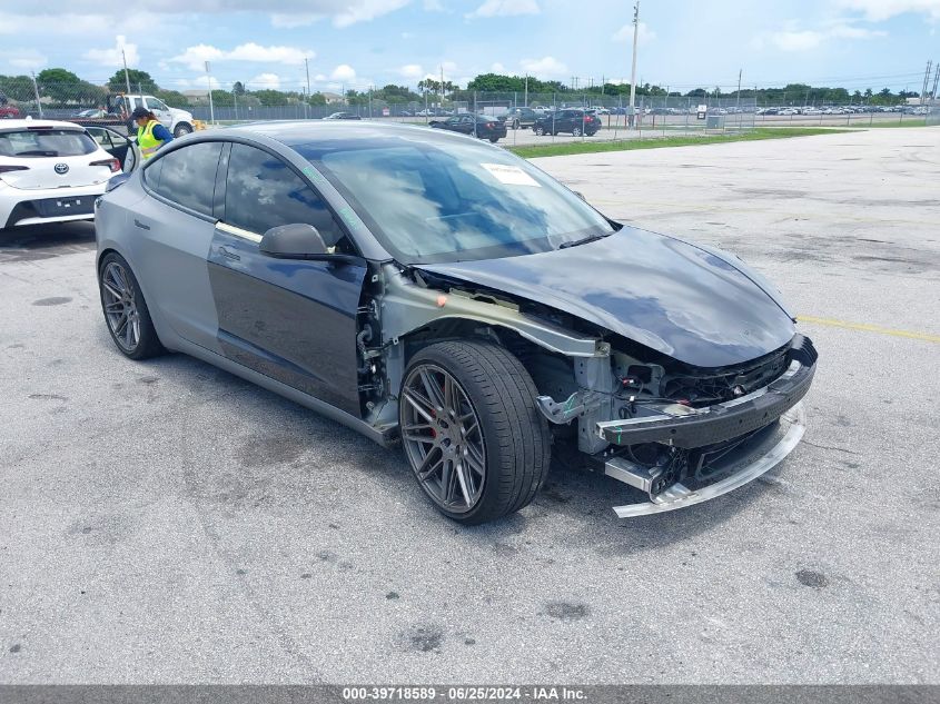 2022 TESLA MODEL 3 PERFORMANCE DUAL MOTOR ALL-WHEEL DRIVE