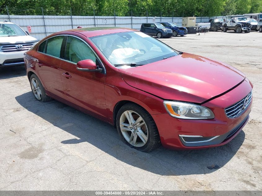 2014 VOLVO S60 T5/T5 PLATINUM/T5 PREMIER/T5 PREMIER PLUS