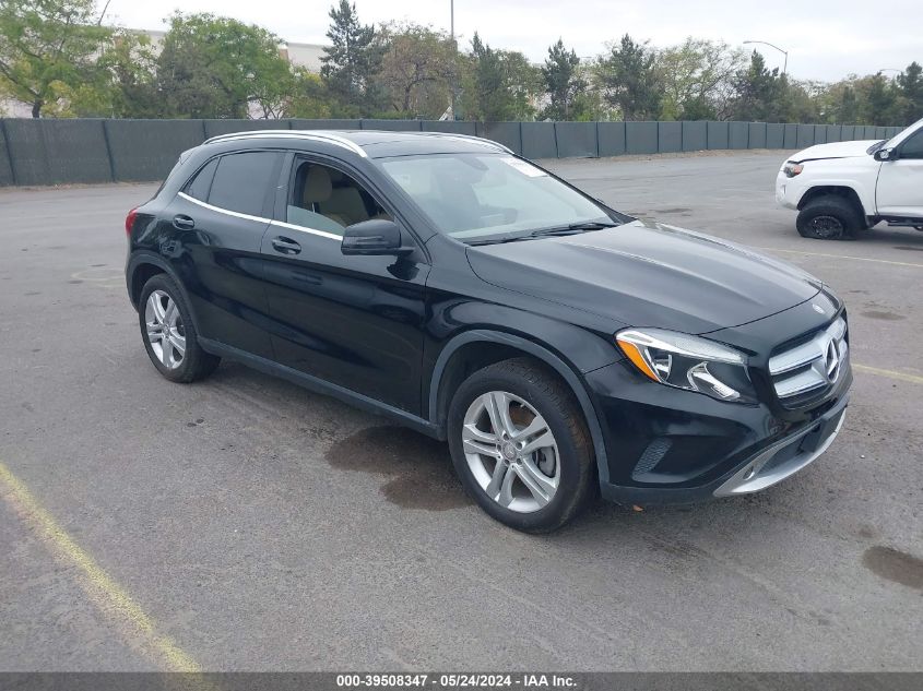 2015 MERCEDES-BENZ GLA 250 4MATIC