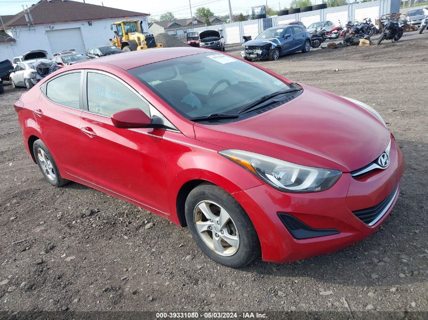 2014 HYUNDAI ELANTRA SE