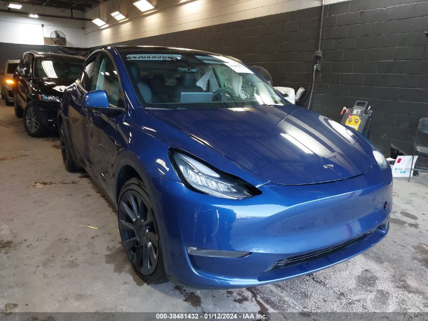 2021 TESLA MODEL Y LONG RANGE DUAL MOTOR ALL-WHEEL DRIVE