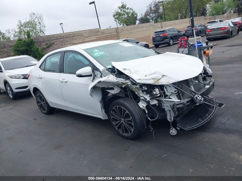 2016 TOYOTA COROLLA S PLUS