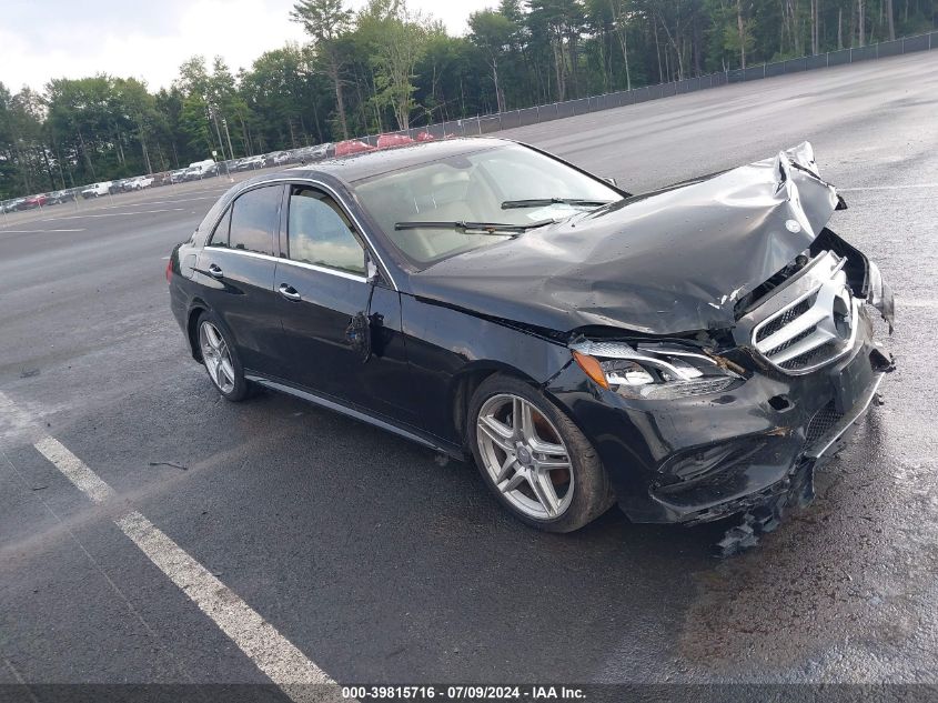 2014 MERCEDES-BENZ E 350 4MATIC