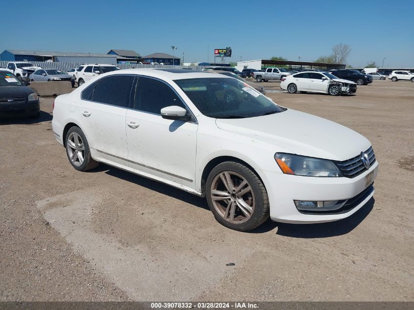 2013 VOLKSWAGEN PASSAT 2.0L TDI SE