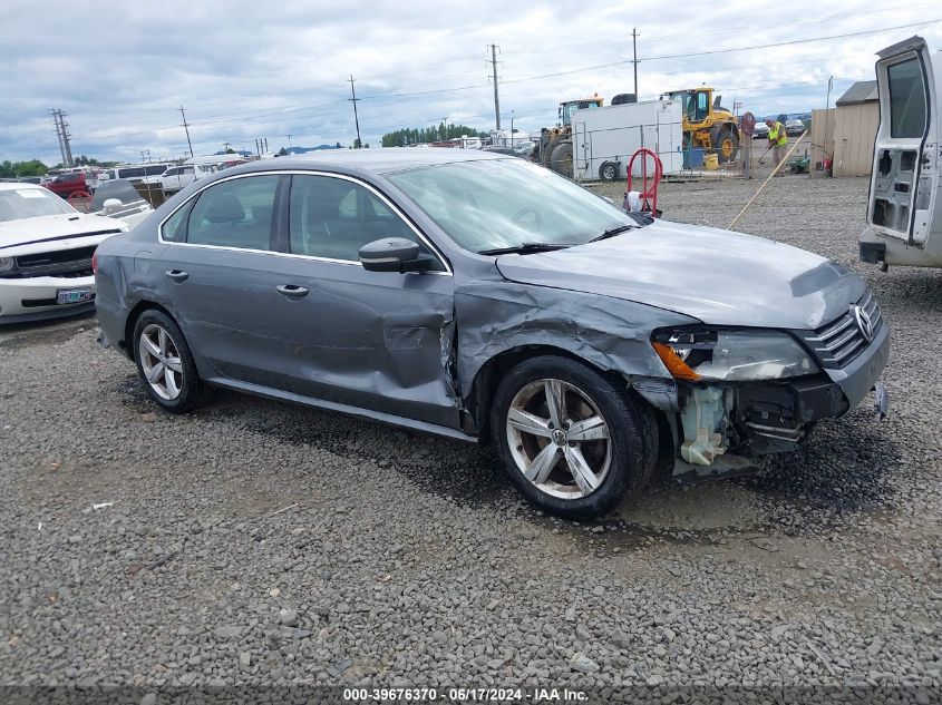 2013 VOLKSWAGEN PASSAT 2.5L SE