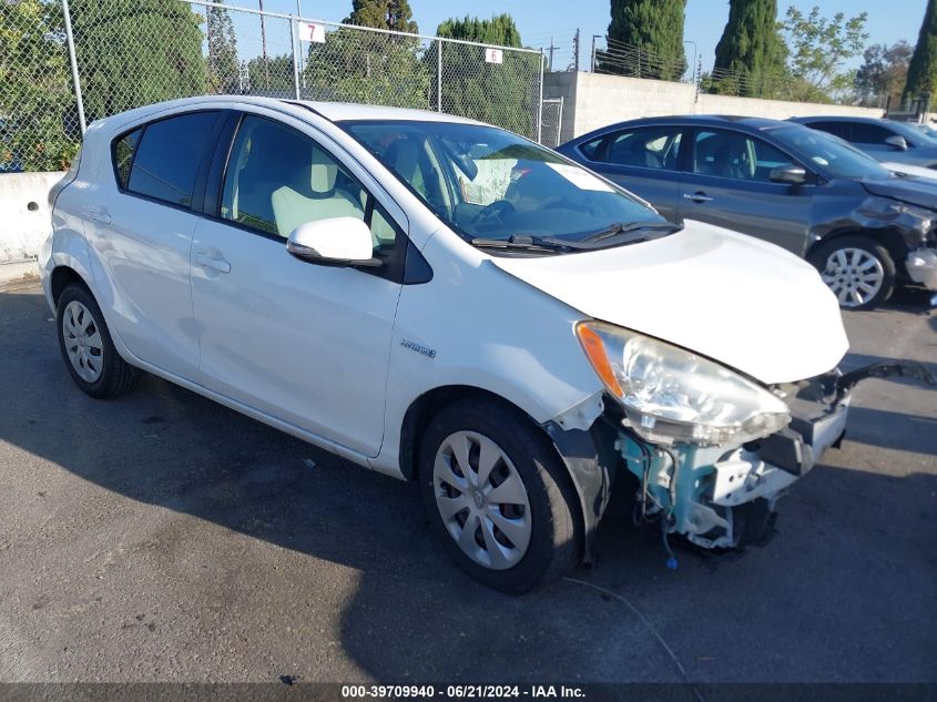 2013 TOYOTA PRIUS C ONE