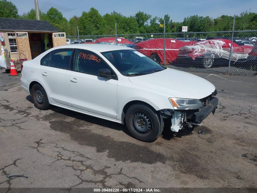 2015 VOLKSWAGEN JETTA 2.0L S