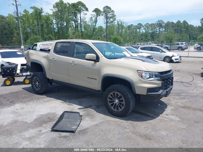 2021 CHEVROLET COLORADO 4WD  SHORT BOX ZR2