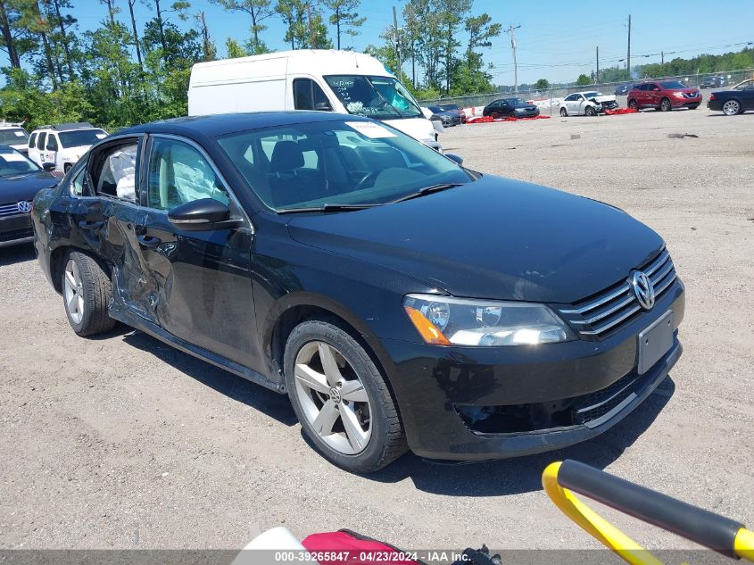 2012 VOLKSWAGEN PASSAT 2.5L SE