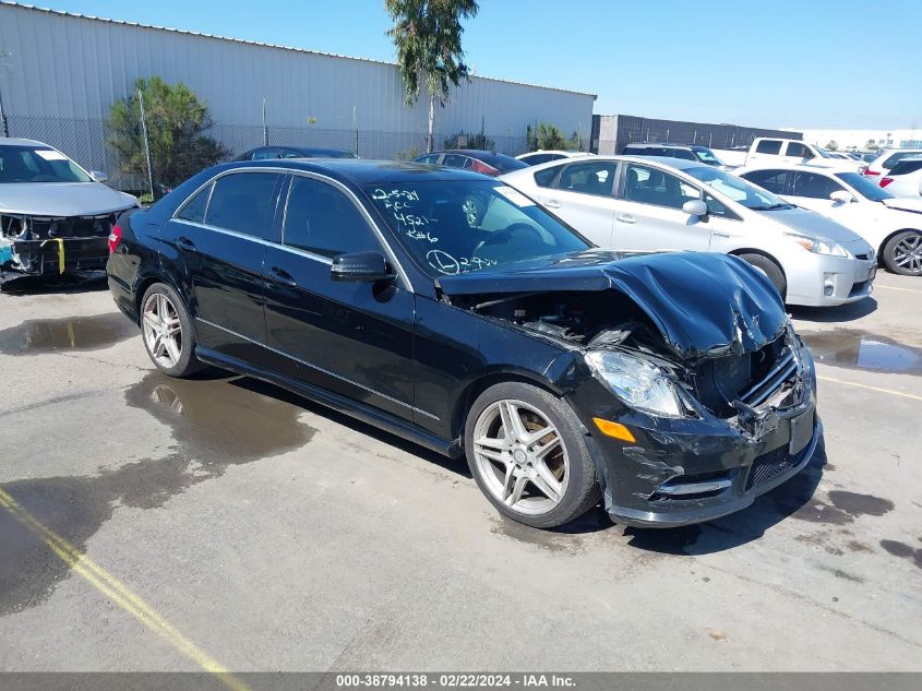 2013 MERCEDES-BENZ E 350 4MATIC