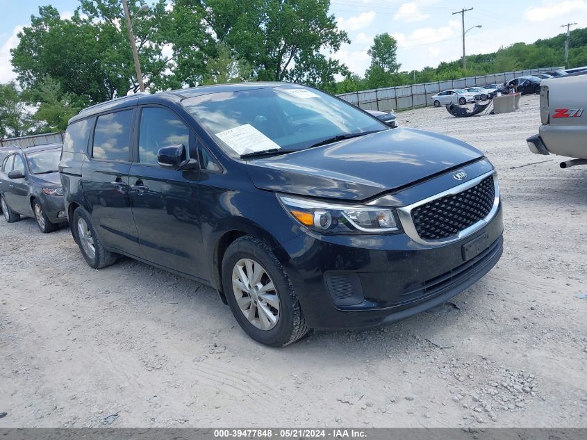 2016 KIA SEDONA LX