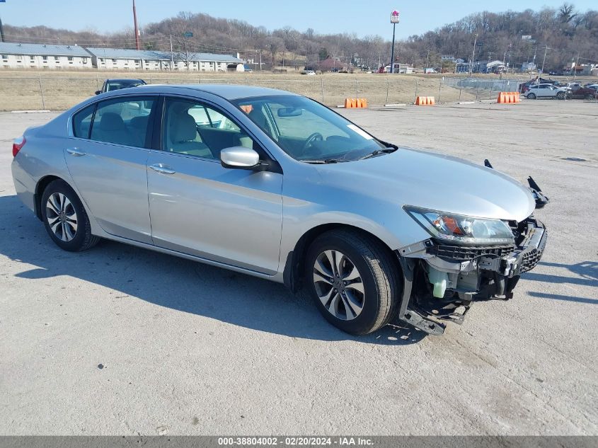 2013 HONDA ACCORD LX