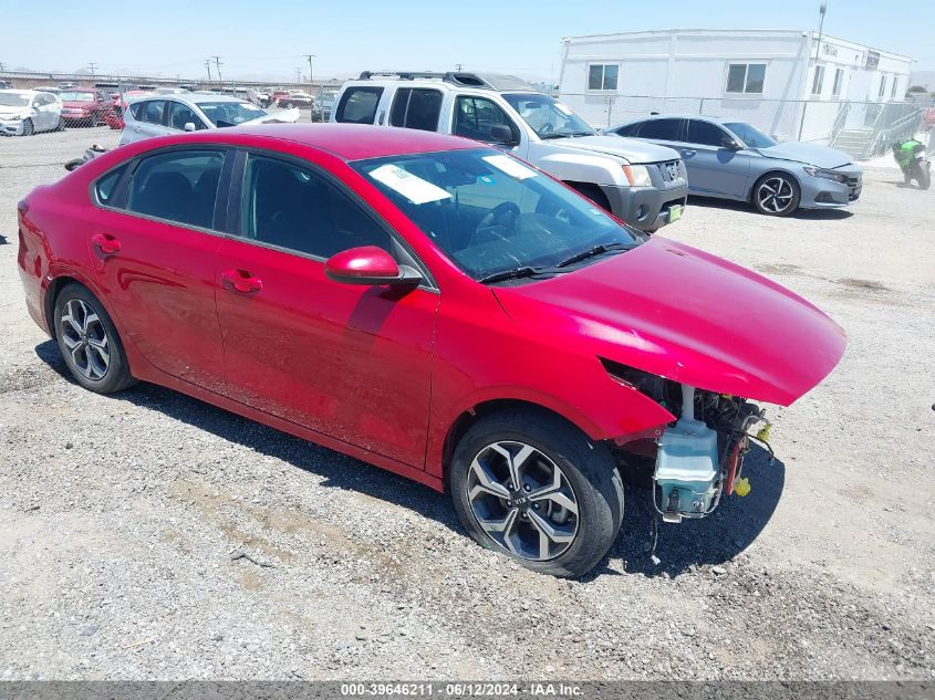 2019 KIA FORTE LXS