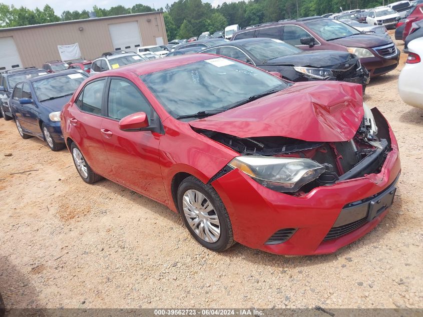 2015 TOYOTA COROLLA L/LE/LE PLS/PRM/S/S PLS