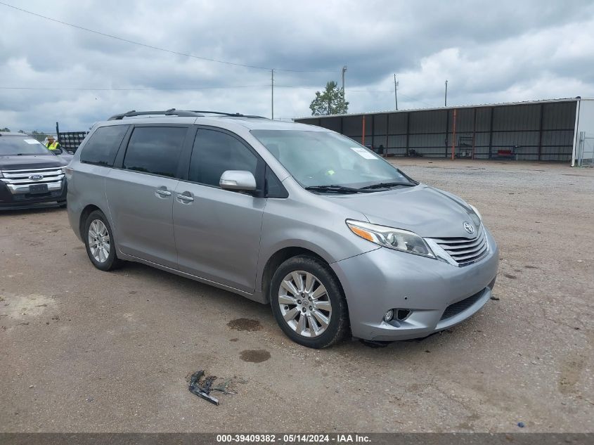 2015 TOYOTA SIENNA LIMITED PREMIUM 7 PASSENGER